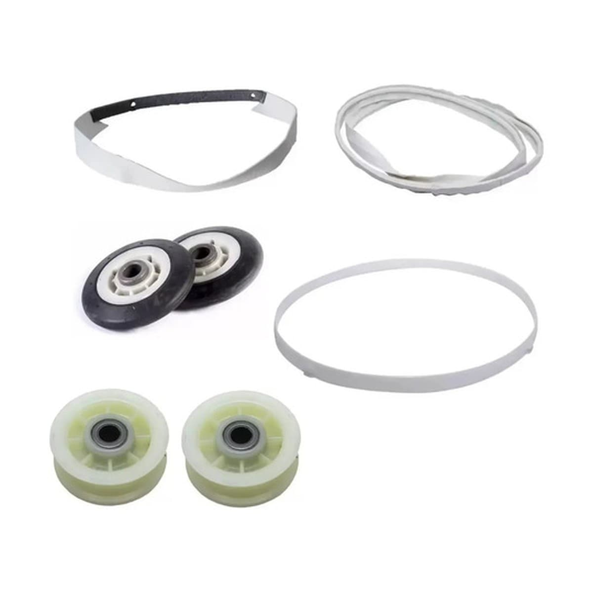 Kit Reparo Secadora Brastemp Ative Compacta Polias Roldanas Mancal Gaxeta Bsi24 Bsr24: foto real 1