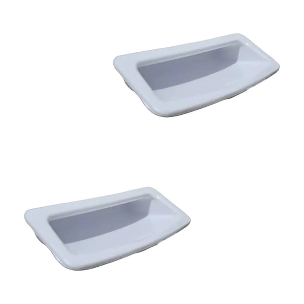 Kit 2 Alças do Gabinete Lateral Lavadora Brastemp Consul Bwc06 Cwe08 326004688: foto real 1