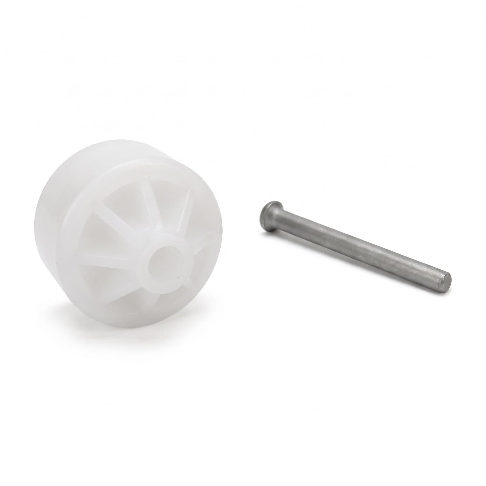 Pé Traseiro Rodinha e Eixo Geladeira Brastemp Consul 326049953 1 Peça: foto em fundo branco