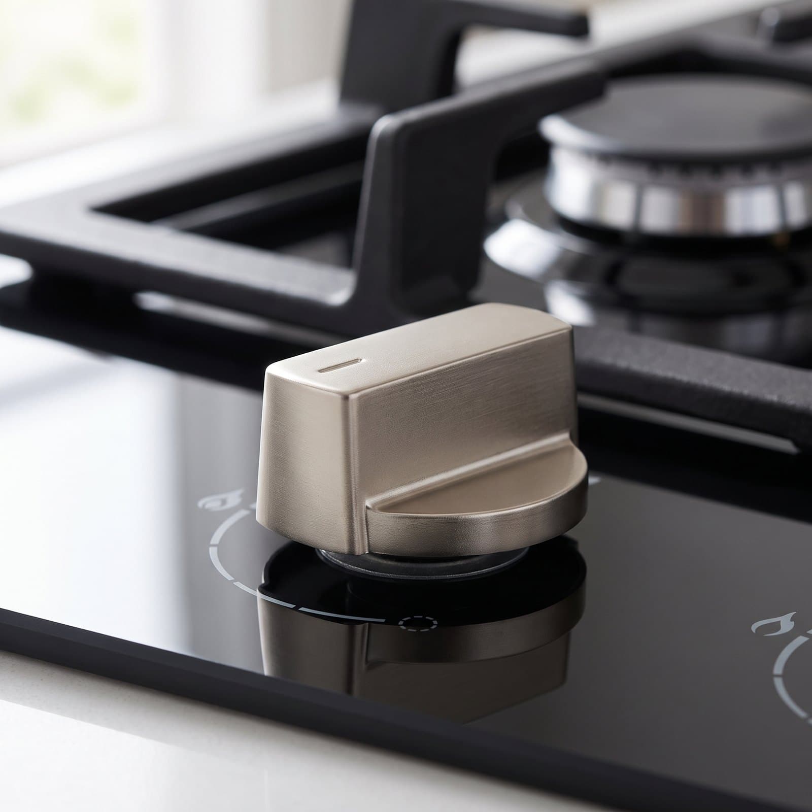 Botão Manipulo Fogão Cooktop Tramontina Penta Luz 5gx: detalhe da peça