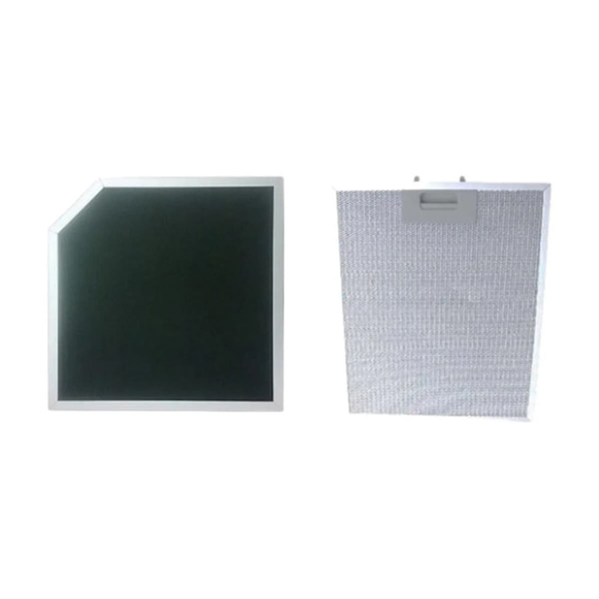 Kit 2 Filtros Alumínio e Carvão Ativado Coifa Fischer Talent 60cm 9551 9552: foto real 1