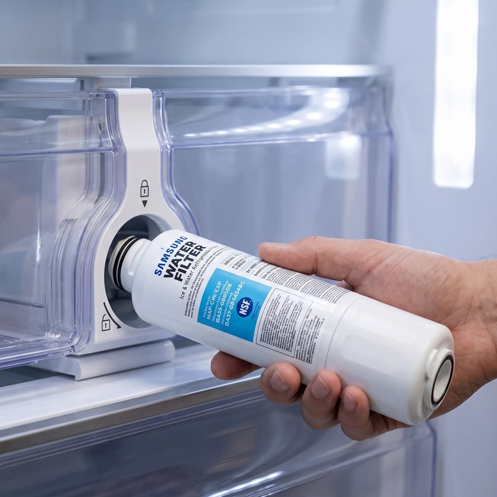 Filtro de Água Geladeira Samsung DA29-00020B HAF-CIN French Door RFG28 RF263 Compatível: em uso
