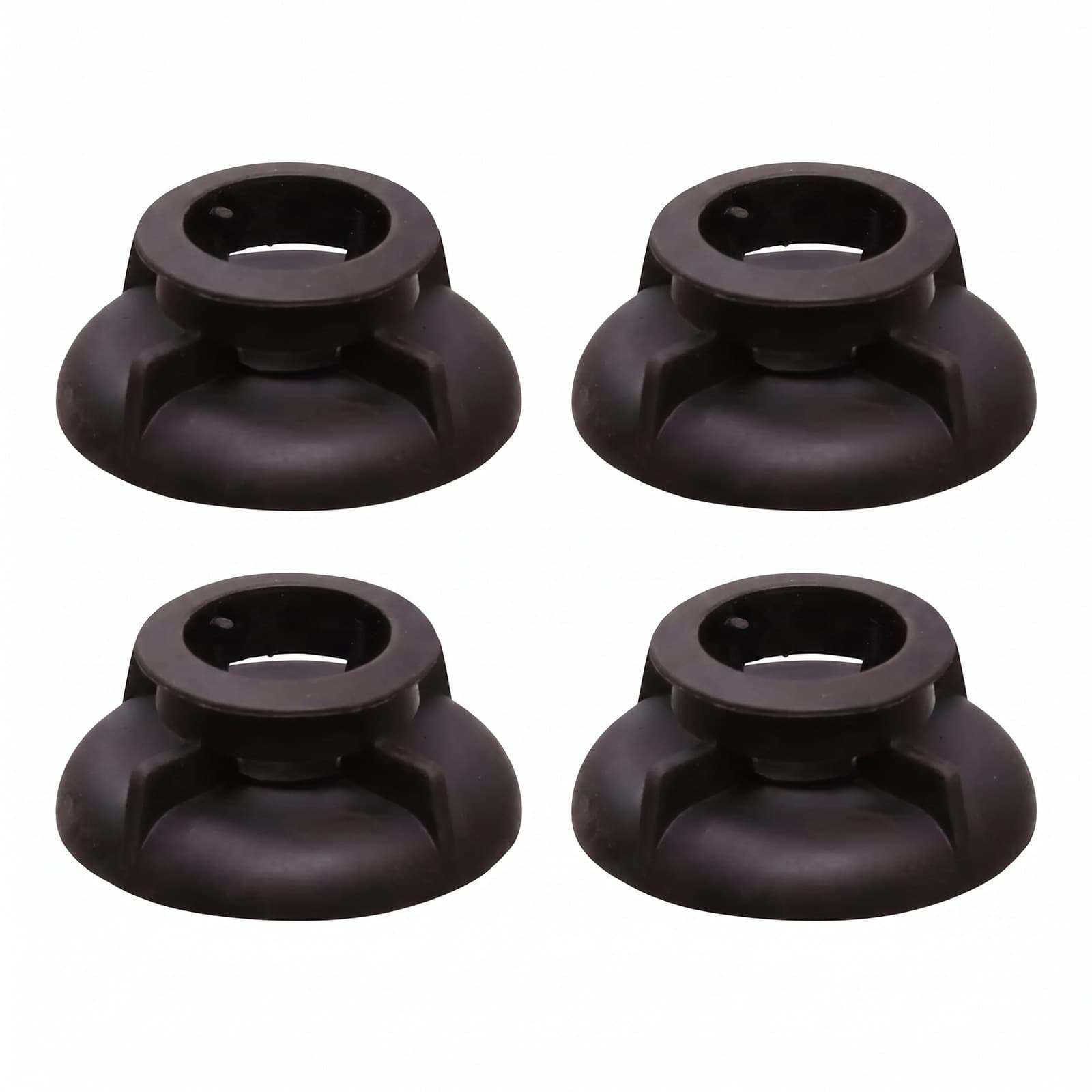 Kit 4 Anéis Vedação Botão Cooktop Brastemp Consul W10656502: foto em fundo branco