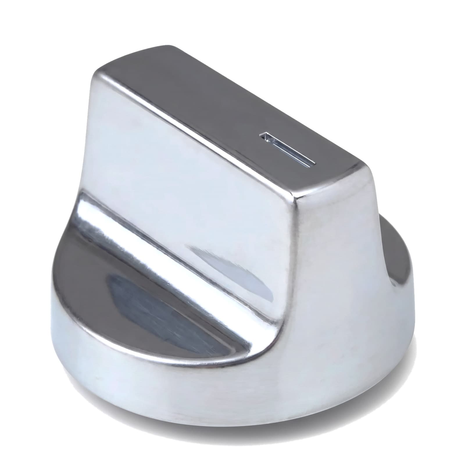Manípulo Botão Cromado Fogão Brastemp Bfs5 Bys5 Bfd5 Original W10894262: foto em fundo branco