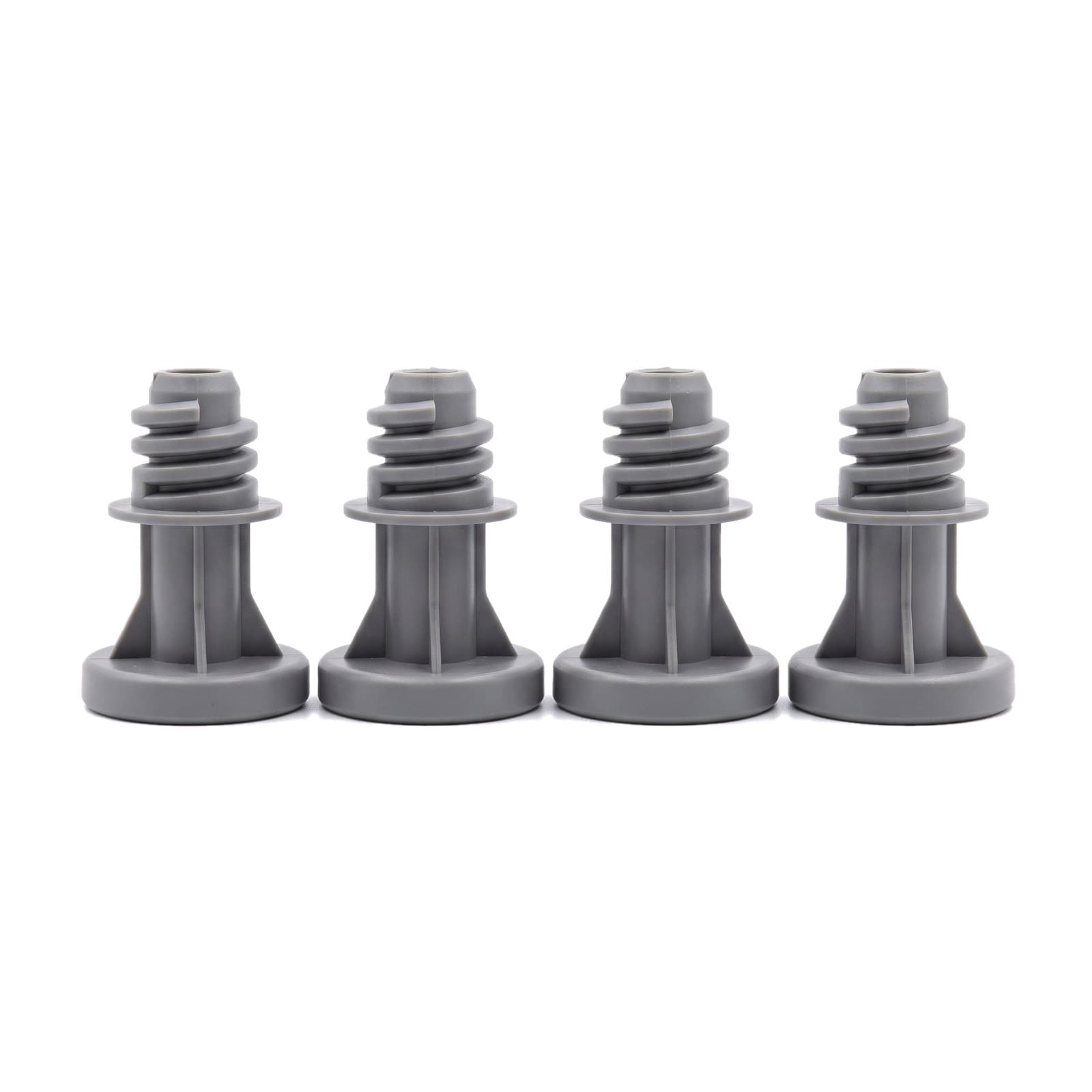 Kit 4 Pés Nivelador Fogão Brastemp Clean Ative W11582776: foto em fundo branco
