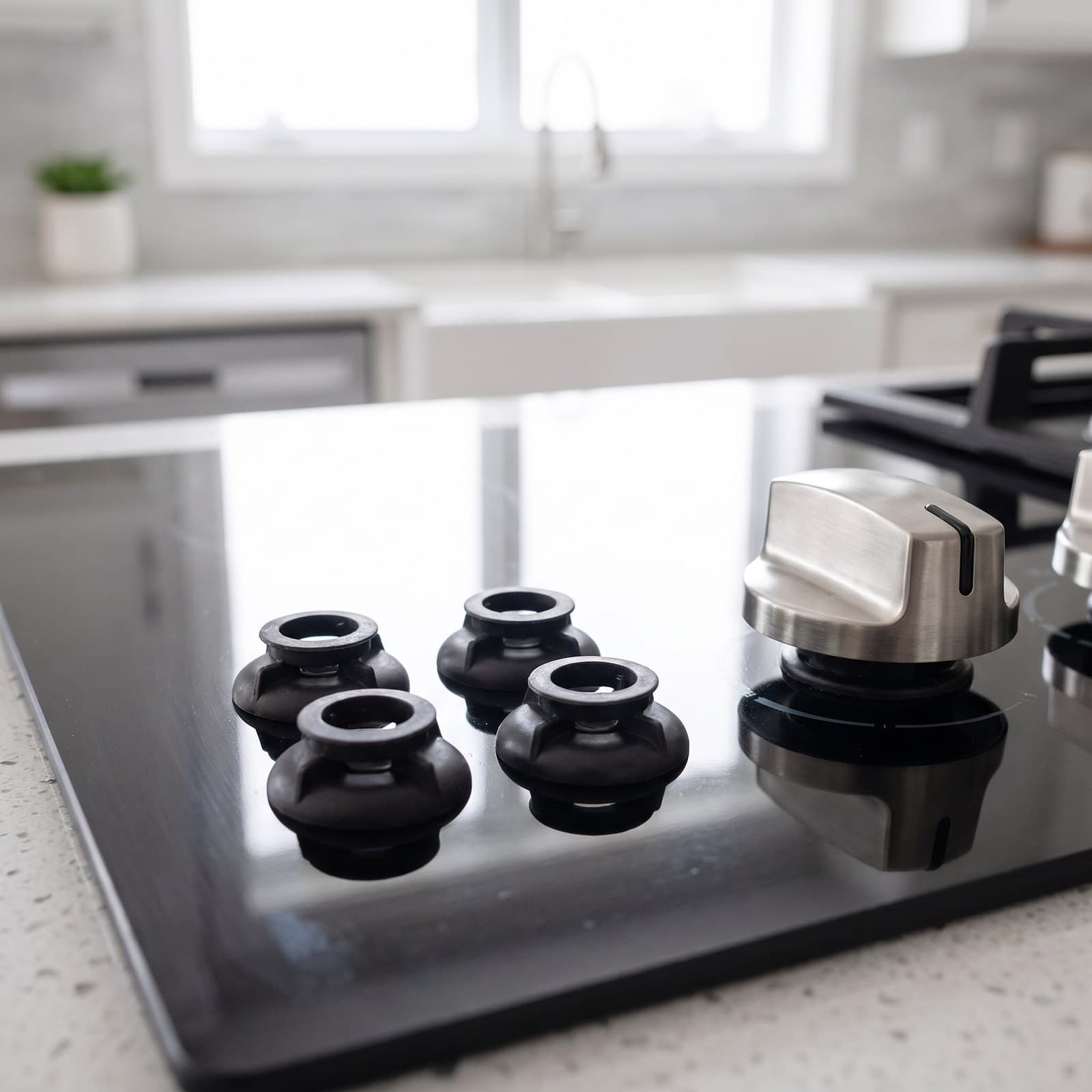 Kit 4 Anéis Vedação Botão Cooktop Brastemp Consul W10656502