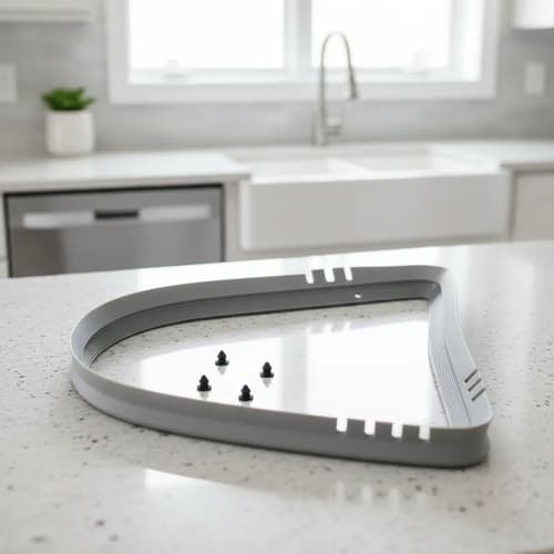 Guarnição Inferior da Porta Lava Louças Brastemp Blf06 Blf08